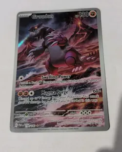 Groudon 199/182 - Paradox Rift Illustration Rare Pokemon TCG - NM 199/182💎🔥 - Image 1