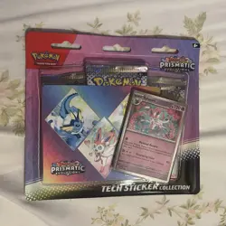 3 x Pokemon TCG Prismatic Evolutions Tech Sticker Collection - Fast Ship - Image 3
