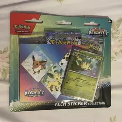 3 x Pokemon TCG Prismatic Evolutions Tech Sticker Collection - Fast Ship - Image 5