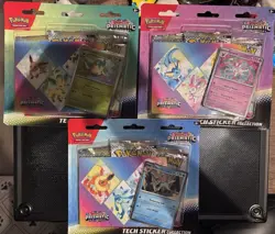 Pokemon TCG - 3 x Prismatic Evolutions Tech Sticker Collection - Fast Ship 🚨 - Image 1