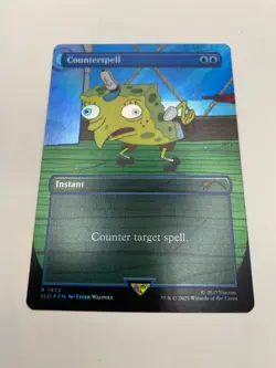 Rainbow Foil - Counterspell SLD 1933 MTG Spongebob Secret Lair - 2 - Image 1