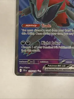 Pokemon TCG N's Zoroark EX Holo Ultra Rare Card 175/159 SV09 Journey Together - Image 5