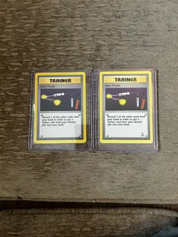 Pokemon Item Finder 103/130 Rare Trainer Base Set 2 Vintage WOTC (2 cards) - Image 1