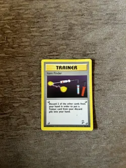 Pokemon Item Finder 103/130 Rare Trainer Base Set 2 Vintage WOTC (2 cards) - Image 2