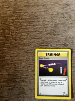 Pokemon Item Finder 103/130 Rare Trainer Base Set 2 Vintage WOTC (2 cards) - Image 3