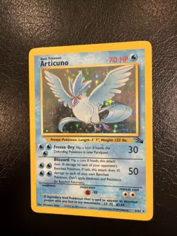 Articuno - 2/62 - Holo Rare - Unlimited Edition Pokemon Fossil MP - Image 3
