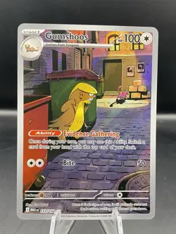 Pokemon TCG Gumshoos 153/132 Mega Evolution Illustration Rare NM - Image 1