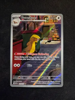 Gumshoos 153/132 Illustration Rare Mega Evolution Pokemon Card TCG - Image 1