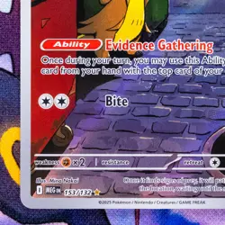 Gumshoos 153/132 Illustration Rare - Pokemon TCG Mega Evolution (MEG) - Image 5