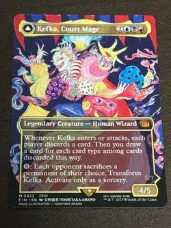 MTG Kefka, Court Mage (Borderless) English Final Fantasy FIN NM M0322 - Image 1