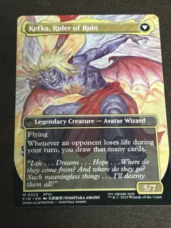 MTG Kefka, Court Mage (Borderless) English Final Fantasy FIN NM M0322 - Image 2
