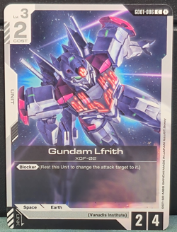 Gundam Lfrith GD01-086 XGF-02 Newtype Rising Gundam Card Game Near Mint TCG NM - Image 1