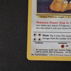Pokemon TCG Dragonite Fossil Holo Card 4/62 Lp - Image 5