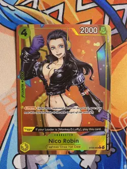 Nico Robin ST29-009 Parallel Starter Deck Promo One Piece Card English Full Art - Image 1