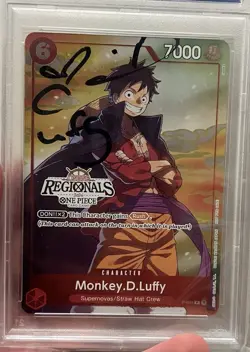 One Piece P-001 Monkey D Luffy 7/11 Seven Eleven Promo Card Regionals Eng - Image 3
