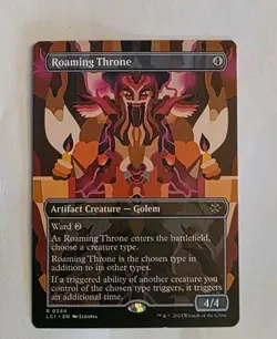 MTG Borderless Roaming Throne Lost Caverns of Ixalan LCI - Image 1