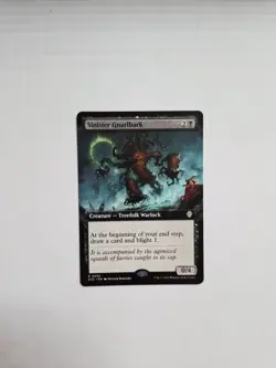 MTG Commander: Lorwyn Eclipsed - Sinister Gnarlbark #32 - Extended Art - Image 1