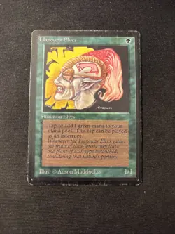 Llanowar Elves Limited Edition - Beta Mtg MP1 - Image 1