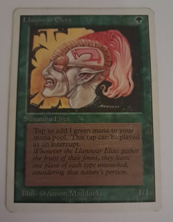 Llanowar Elves HP Unlimited MTG Magic the Gathering - Image 1