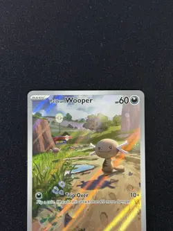 Paldean Wooper 102/094 Phantasmal Flames Illustration Rare Pokemon TCG Card NM - Image 3