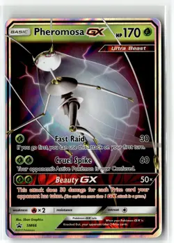 Pheromosa-GX ⭐ SM66 Holo Promo SM Black Star Promos 2017 Pokemon NM - Image 1