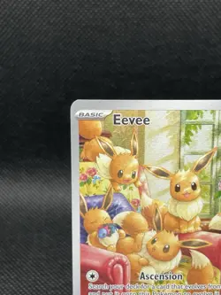 Pokemon TCG Eevee 188/167 Sv06: Twilight Masquerade Holo Illustration Rare - Image 3