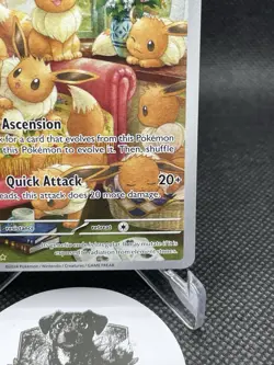 Pokemon TCG Eevee 188/167 Sv06: Twilight Masquerade Holo Illustration Rare - Image 5