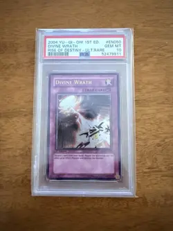 Yugioh Divine Wrath Rise Of Destiny RDS-EN050 PSA 10 First Edition - Image 1