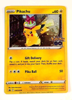 Pikachu Cosmos Holo Promo Pokemon Go Pokemon TCG SWSH234 Sword & Shield - 4 - Image 1