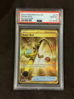 PSA 10 2023 Pokemon Scarlet & Violet Paldea Evolved Super Rod Hyper Gold 276/193 - Image 1