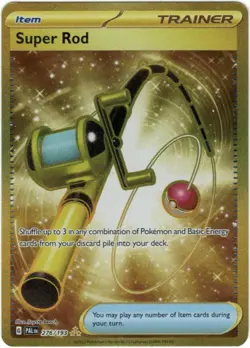 Pokemon Super Rod Gold Secret Rare Paldea Evolved PAL 276/193 NM English - Image 1