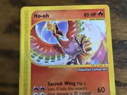 Pokemon 2002 Black Star Promo #53 HO-OH **pokemon center stamped** Not Played - Image 2