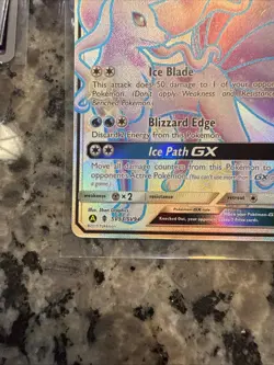 Pokemon Alolan Ninetales GX TCG Full Art SV53/SV94 NM Hidden Fates Shiny Vault - Image 5