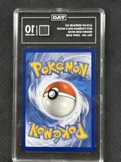 Alolan Ninetales GX Pokemon Hidden Fates Full Art Shiny TAG 10 #SV53/SV94 - Image 2