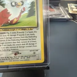 Pokemon TCG Delibird Neo Revelation Holo Card 5/64 Rare MP Vintage WOTC - Image 4