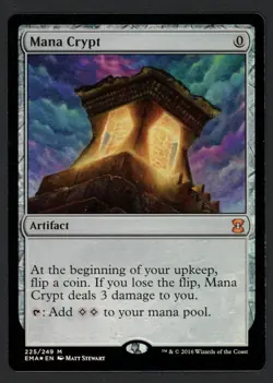 ***FOIL Mana Crypt*** MTG Eternal Masters Magic Kid Icarus - Image 1