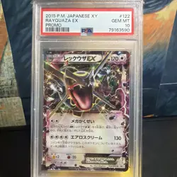 PSA 10 Shiny Rayquaza EX Promo 122/XY-P Japanese Pokemon 2015 - Image 4