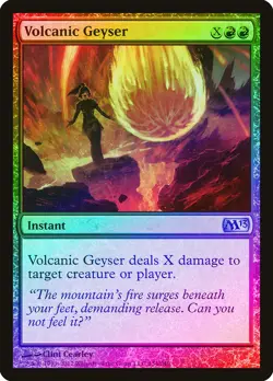 Volcanic Geyser FOIL Magic 2013 / M13 NM Red Uncommon MAGIC MTG CARD ABUGames - Image 1