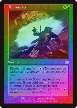 Illuminate FOIL Apocalypse PLD Red Uncommon MAGIC THE GATHERING CARD ABUGames - Image 1