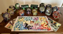 GRANDE LOTTO CARTE POKEMON Dal Vintage all’anno 2020 TRADING CARD GAME PIKACHU - Image 1