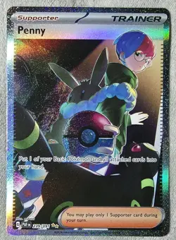Penny 239/091 SV: Paldean Fates NM Pokemon Card TCG 2024 Near Mnt - Mint Cond!!! - Image 1