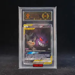 Gengar & Mimikyu GX SR CSM2bC-163/150 Pokemon Card Chinese #APH 10 #1 - Image 1