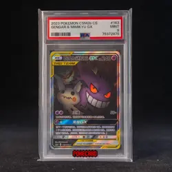 Gengar & Mimikyu GX SR CSM2bC-163/150 Pokemon Card Chinese PSA 9 #2 - Image 1