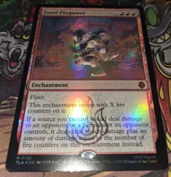 FOIL Fated Firepower ~ PACKFRESH ~Avatar: The Last Airbender ~ TLA MTG - Image 1
