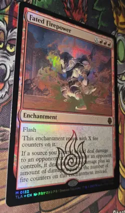 FOIL Fated Firepower ~ PACKFRESH ~Avatar: The Last Airbender ~ TLA MTG - Image 2