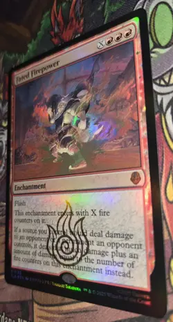 FOIL Fated Firepower ~ PACKFRESH ~Avatar: The Last Airbender ~ TLA MTG - Image 3