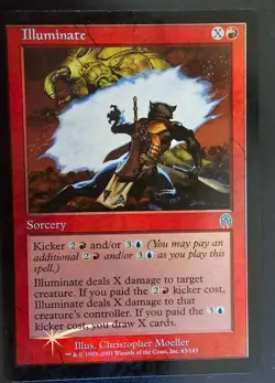 Magic the Gathering/ MTg/Apocalypse - Illuminate - Foil - EX - Image 1