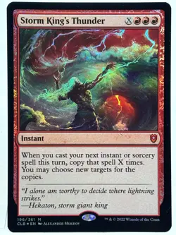 Storm King's Thunder LP/NM* FOIL Commander Baldur's Gate ENGLISH 196 -UnltdCards - Image 1