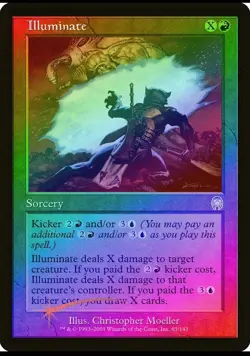 Magic the Gathering ILLUMINATE #63/143 Apocalypse Red Foil 2001 Uncommon NM - Image 1