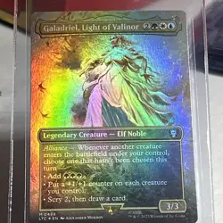 MTG *Galadriel, Light of Valinor Foil X1* (NM) Lord of the Rings Commander Magic - Image 1